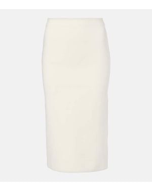 The Row Hodette Pencil Skirt - White