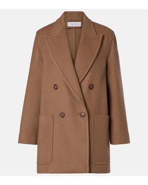Max Mara Abrigo Deletta De Lana Y Cachemir - Marrón
