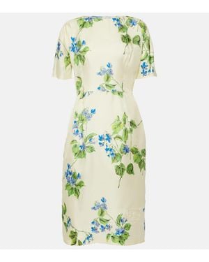 Prada Vestido con estampado floral - Verde