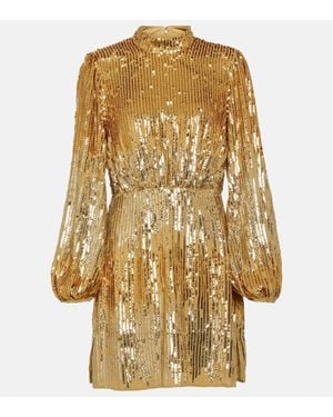 RIXO London Minikleid Samantha Mit Pailletten - Mettallic