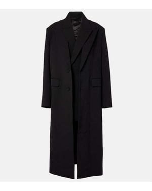 Jean Paul Gaultier Trench A Strati - Nero