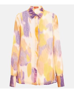 Altuzarra Chika Printed Shirt - Pink
