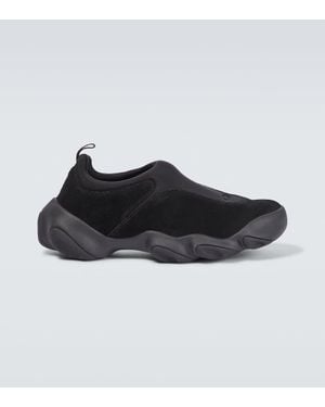 Junya Watanabe X Oakley Slip-Ons Flesh Aus Veloursleder - Schwarz