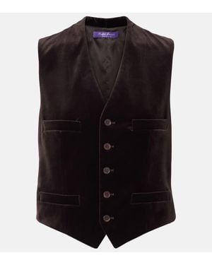 Ralph Lauren Cotton-Blend Vest - Black
