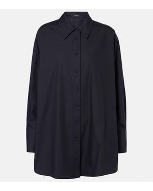 JOSEPH Comete Cotton Poplin Shirt - Blue