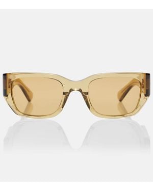 Bottega Veneta Eckige Sonnenbrille Intrecciato - Natur