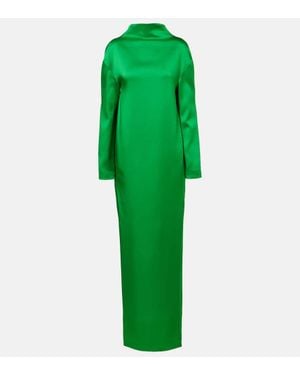 Tom Ford Robe Aus Crepe-Satin - Grün