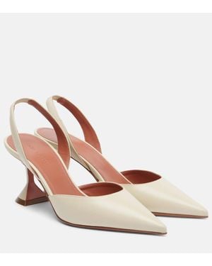 AMINA MUADDI Pumps Slingback Holli 70 - Marrone