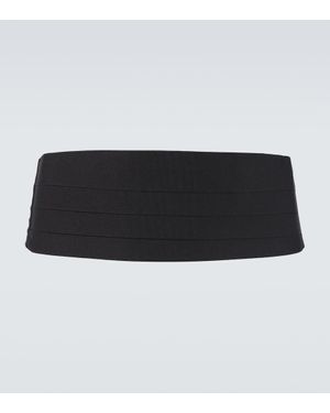 Rubinacci Kummerbund Aus Seide - Schwarz
