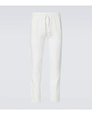 Fedeli Pantaloni Regular - Bianco