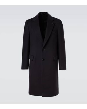 Lardini Mantel Aus Schurwolle - Schwarz