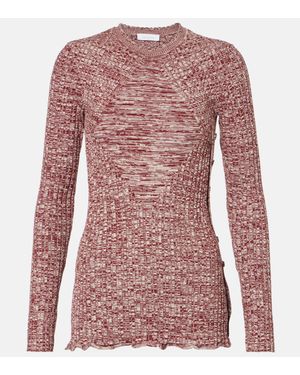 Rabanne Knitted Jumper - Red