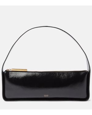 KHAITE Schultertasche Lori Aus Leder - Schwarz