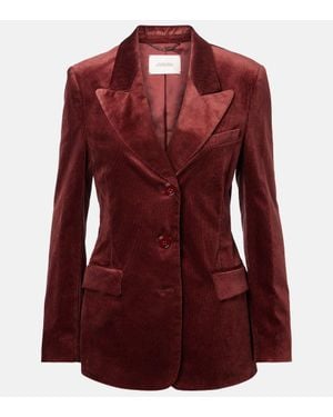 Dorothee Schumacher Blazer Twisted Structure Aus Cord - Rot