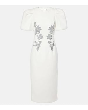 Rebecca Vallance Bridal Verziertes Midikleid Lucilla - Weiß