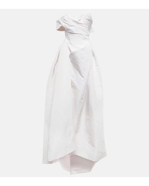 Vivienne Westwood Bridal Freyja One-shoulder Silk Gown - White