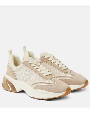 Tory Burch Sneakers Good Luck Mit Veloursleder - Weiß
