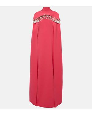 Safiyaa Robe aus Crepe - Rot