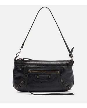 Balenciaga Schultertasche Le City Small Aus Leder - Schwarz
