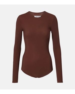 Maison Margiela Jersey Bodysuit - Brown