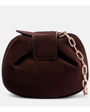 Gabriela Hearst Clutch Soft Demi - Marrone
