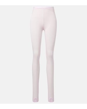 Wardrobe NYC Steg-Leggings - Weiß