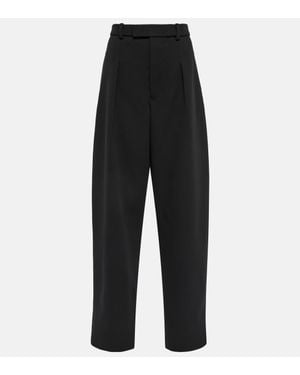 Wardrobe NYC X Hailey Bieber Hb Wide-Leg Wool Trousers - Black