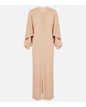 Chloé Caped Gown - Natural