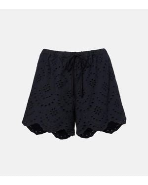 Poupette Shorts Cruse Aus Baumwolle - Blau