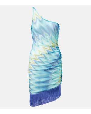 Missoni One-Shoulder Dress - Blue