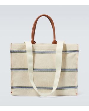Marni Tote Mit Leder - Natur