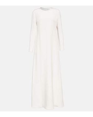 Loro Piana Abito Lungo Svasato - Bianco