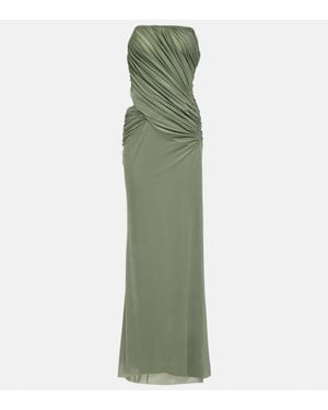 Christopher Esber Cutout Jersey Maxi Dress - Green