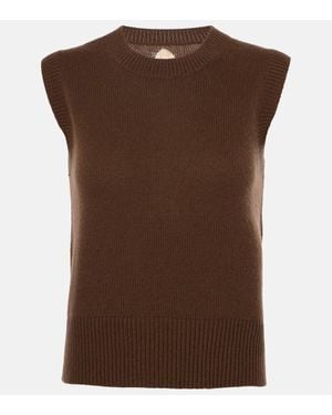 Jardin Des Orangers Cashmere Sweater Vest - Brown