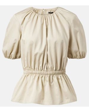 JOSEPH Blouse Merlin En Coton - Neutre