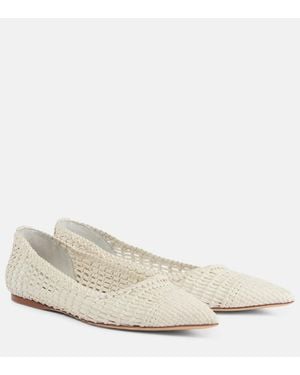 Gabriela Hearst Ballerinas Milos Aus Leder - Natur