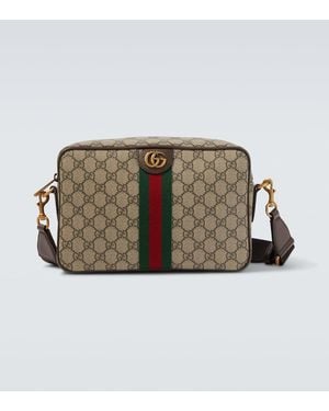 Gucci Messenger Bag Ophidia Gg Canvas Medium - Grün