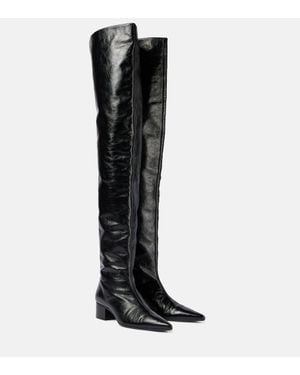 KHAITE Botas Mosqueteras Andee De Piel - Negro