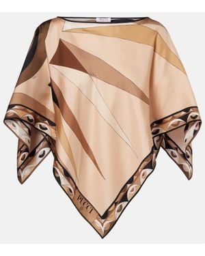 PUCCI Cape Hawaii Aus Seidensatin - Natur