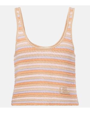 Chloé Tank Top Cotone - Rosa