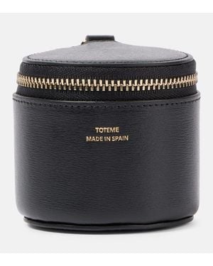 TOTEME Schmucketui Aus Leder - Schwarz