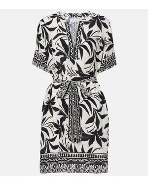 Velvet Vanessa Printed Shirt Dress - Black