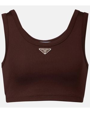 Prada Top Cropped - Viola