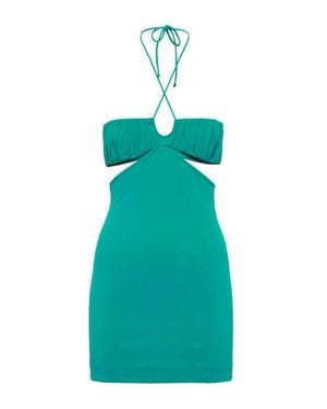 Nensi Dojaka Cutout Minidress - Green