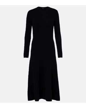 JOSEPH Cashmere-Blend Jumper Dress - Black