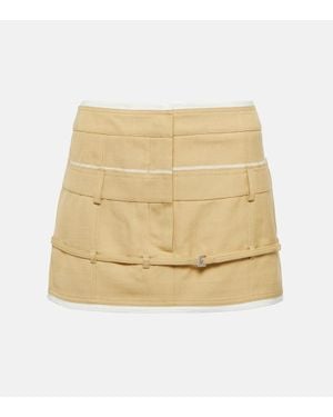 Jacquemus Minirock La Mini Jupe Caraco - Braun
