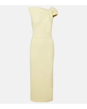 Givenchy Vestido De Coctel Drapeado - Amarillo