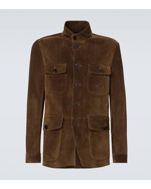 Tom Ford Suede Jacket - Brown