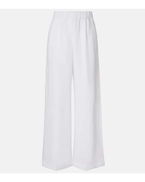 Brunello Cucinelli Weite Hose Aus Baumwolle - Weiß