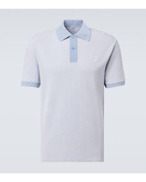 Loewe Cotton Pique Polo - Blue